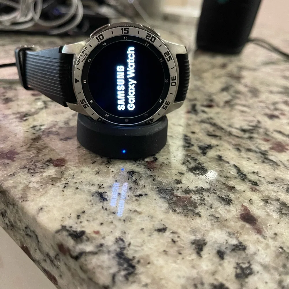 COPY - SAMSUNG Galaxy Watch - Bluetooth Smart Watch 46mmwith custom steel bezel…